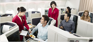 Cathay Pacific Business class flights departing Heathrow and Manchester from £2080