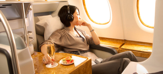Emirates Business class & First class flights call 01708723101